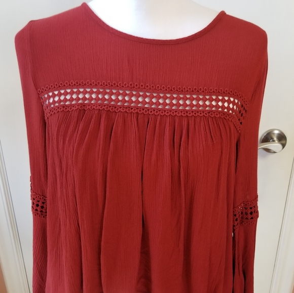 Forever 21 Boho Flowy Top, small - Picture 2 of 5